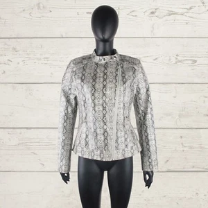 Neu ohne Etikett On Parle de Vou Modele Depose Damenjacke Schlangenhautmuster T 44 - Bild 1 von 24