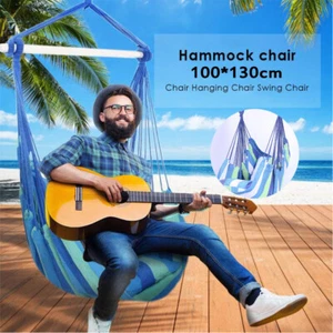 Chair 120KG Home Fabric Hammock Chair Swing Seat Hammock Swings Hanging Hammock - Picture 1 of 13