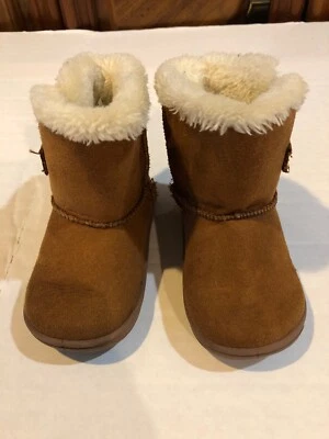 Garanimals Baby Girl's Shearling Boot Brown 4 Toddlers - Image 1 of 4