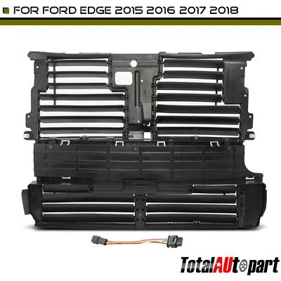 Obturador de parrilla activo con conjunto de motor para Ford Edge 2015 2016 2017 2018 negro Foto 1 de 4