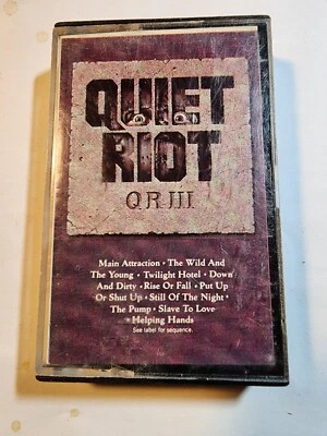 Quiet Riot QRIII (Cassette) VG+ CS10 - Image 1 of 2
