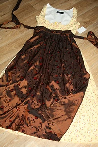 KL4670 @ shabby Dirndl + Schürze @ Balkonett @ Waschdirndl @ Miederdirndl @ 40 - Bild 1 von 3
