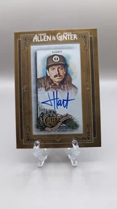 JARED HART 2022 Topps Allen & Ginter Mini Framed Musician Autograph - Picture 1 of 2