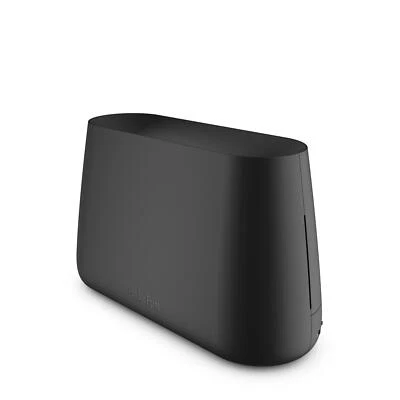 Ultraschall Luftbefeuchter Aromadiffuser Ben Schwarz Befeuchter Kaminfeuer Licht - Bild 1 von 4