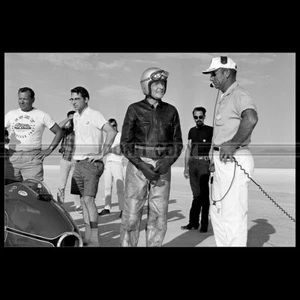 Photo M.000086 BURT MUNRO INDIAN SCOUT BONNEVILLE 1966 WORLD SPEED RECORD - Imagen 1 de 1