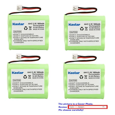 Kastar NiMH Battery Replace for Casio Phonemate CP760 CP820 CP850 CP-1260 CP1260 - Image 1 of 3