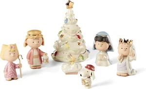 Peanuts 7-Piece Christmas Pageant Figurines, Multicolor - Picture 1 of 4