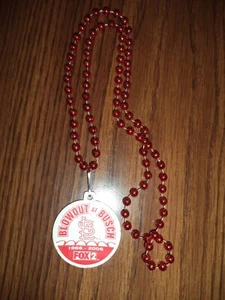 Collar de cuentas rojas St Louis Cardinals Blow Out at Busch 1966-2005 - Imagen 1 de 4