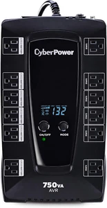 Cyberpower AVRG750LCD Intelligent LCD UPS System, 750VA/450W, 12 Outlets, AVR, C - Picture 1 of 12