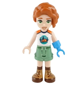 LEGO® Friends AUTUMN Minifigure™ Minidoll Amputee Blue Prosthetic Arm frnd737 - Foto 1 di 4