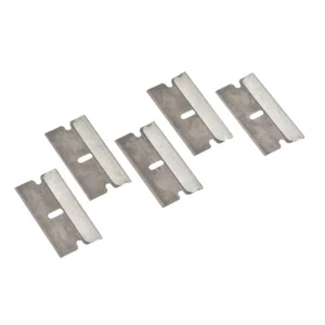 Razor Scraper Blade - Carbon Steel - Hard Back Single Edge - 5 Blades - Picture 1 of 1