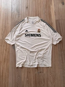 Maglia Home Adidas Real Madrid 2005 Vintage Bianca XXL🇪🇸 - Foto 1 di 8