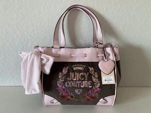 Juicy Couture Juicy Never Dies Tote Daydreamer Bag Chocolate Chiffon Viral NEU - Bild 1 von 14