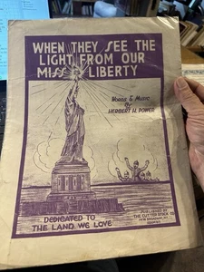 WW1 11x14 2-pack Of Vintage  Sheet Music - Picture 1 of 2