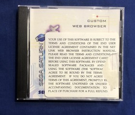Tested Sega Saturn Netlink Custom Web Browser Version 2