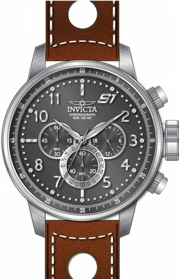 Invicta S1 Rally Chronograph GMT Quartz Gunmetal Dial Men's Watch 90102 - Image 1 of 4