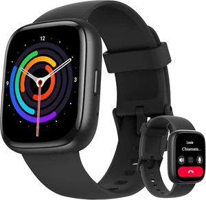 Alexa Smartwatch, IP68 Orologio Uomo Donna, Chiamate Bluetooth, 100+ Modalità Sp - Foto 1 di 12