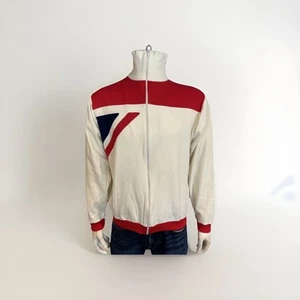 Vintage 1970’s Track Jacket MORLAND nylon/cotton Size Large (Measurement In Pic) - Picture 1 of 11