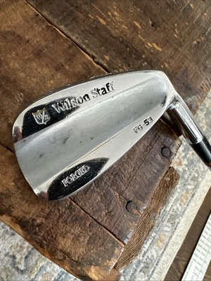 Wilson Staff Forged FG-53 Goose Neck Single 8 Iron S300 Stiff Steel RH 36.5” - Image 1 of 4