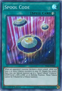 Spool Code Super Rare Fists of the Gadgets YuGiOh Card - Picture 1 of 1