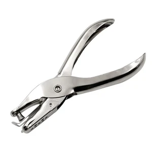 130mm Hole Puncher 16mm Paper Depth 2pcs Silver Silver Color Practical - Picture 1 of 12