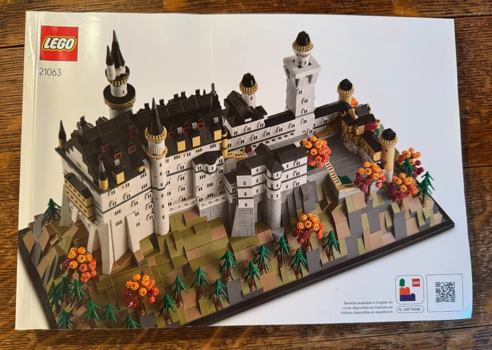 21063 LEGO INSTRUCTION BOOK ONLY manual for Neuschwanstein Castle - Image 1 of 1
