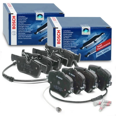 BOSCH BREMSBELÄGE + WARNKONTAKT VORNE HINTEN BMW F40 F45 F46 F44 F48 F39 MINI - Bild 1 von 4