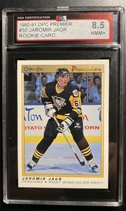 1990 O-PEE-CHEE PREMIER #50 JAROMIR JAGR ROOKIE RC KSA 8.5 π₯ - Picture 1 of 2