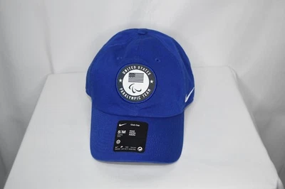 Gorra azul no estructurada del club del equipo paralímpico de Estados Unidos Nike ropa deportiva talla adulto S/M Foto 1 de 4