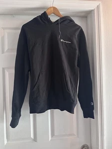 Champion Hoodie Herren Medium Schwarz Pullover Kapuze - Bild 1 von 6
