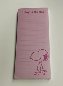 Nuevo Largo Rosa Cacahuetes "Hoy Es el Día" Forrado 2 Imanes 100 Páginas Gráfico - Imagen 1 de 9