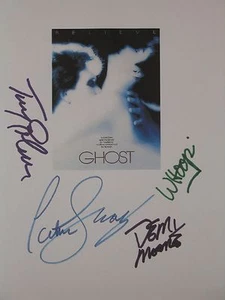 Guión de película firmado por fantasmas X4 Whoopi Patrick Swayze Demi Moore Tony Goldwyn reimpreso - Imagen 1 de 1