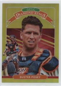2020 Panini Donruss Optic Diamond Kings Retail Lime Green Prizm Buster Posey #2