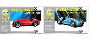 SMER Talbot Lago Grand Prix 1949 + Alfa Romeo Alfetta 1950, F1 Racer, kit 1:24 - Foto 1 di 3