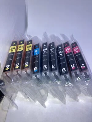 E-Z Ink Blk Cartridges (3 251 XL, Yellow (3 251 XL ), Magenta (2 251 XL) Cyan 1 - Image 1 of 4