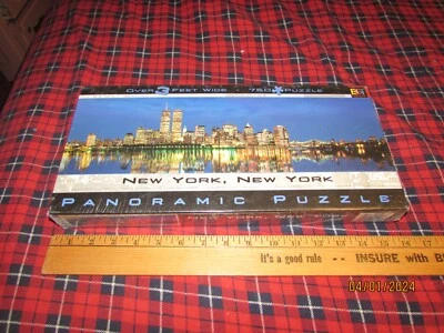 New York, New York Panoramic Puzzle - Glows in Dark 750 Pieces - Buffalo Games S - Image 1 of 3