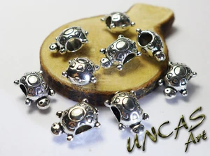 Schildkröte Großlochperle Metall Beads Paracord Lanyard Schmuck DIY - Bild 1 von 4