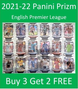 2021/22 Panini EPL Prizm Individual Base & Rookie Cards - Buy 3 Get 2 FREE