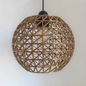 3DPAA Crab Cat catcher Lamp | Home Decor | Gift Idea | Geometric | Pendant - Picture 1 of 10