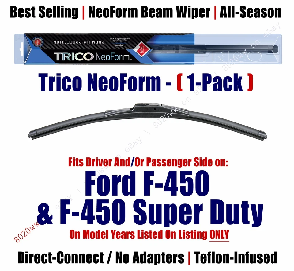 Super Premium NeoForm Wiper (Qty 1) fits 1997, 2009+ Ford F-450 Super Duty 16220 - Image 1 of 1