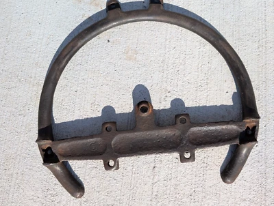 WI Barn Antique Cast Iron Horse Buggy Reach Fifth Wheel Marked "E" 7998?? Wagon - Image 1 of 4