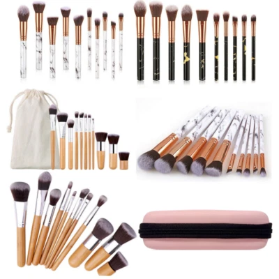 NOZZLEBOSS 10tlg Make-up Pinsel Set Schminken Pinsel Make-up-Utensilien Kosmetik Pinsel