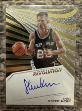 2018-19 Revolution Basketball Steve Kerr On Card Auto Spurs