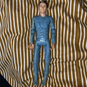 Vintage Louis Marx toys Johnny West Captain Maddox ?? Figure in blue Rare 1960’s - Picture 1 of 9