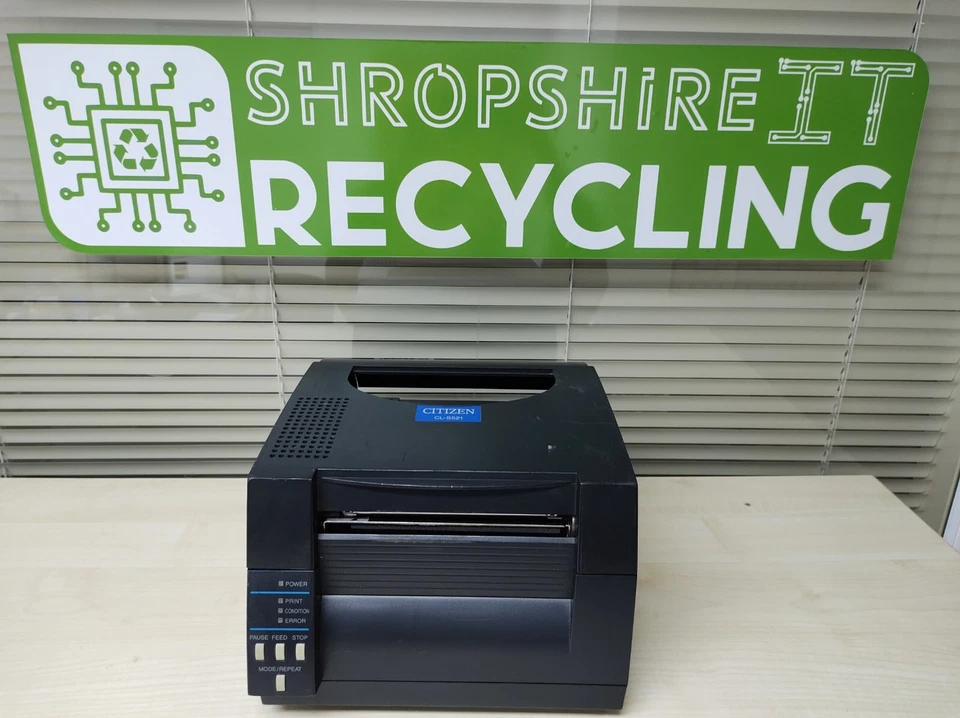 Citizen CL-S521 Desktop Direct thermal Label Printer - JM30-M01 *USED - FAULTY* - Image 1 of 4
