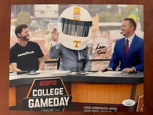 Lee Corso signed 8 X 10 photo w/ Dale Jr. TENNESSEE VOLUNTEERS JSA COA - Picture 1 of 1