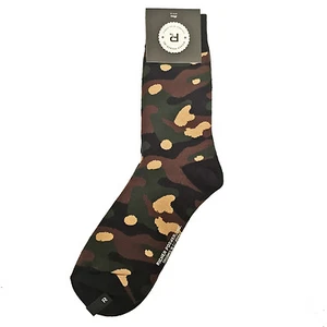 Calcetines de tripulación para hombre Richer Poorer - Trooper - camuflaje verde (Reino Unido 6-11) - Imagen 1 de 2