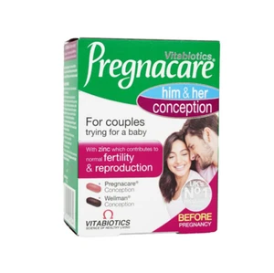 Vitabiotics Pregnacare Him and Her Conception 60 Tablets - Picture 1 of 5