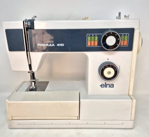 ELNA Primula 410 Compact Portable SEWING MACHINE (NEEDS NEW PEDAL) - Picture 1 of 8