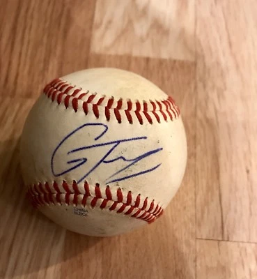 GLEYBER TORRES AUTOGRAPH SIGNED Used minor league BASEBALL New York Yankees JSA - Image 1 of 4
